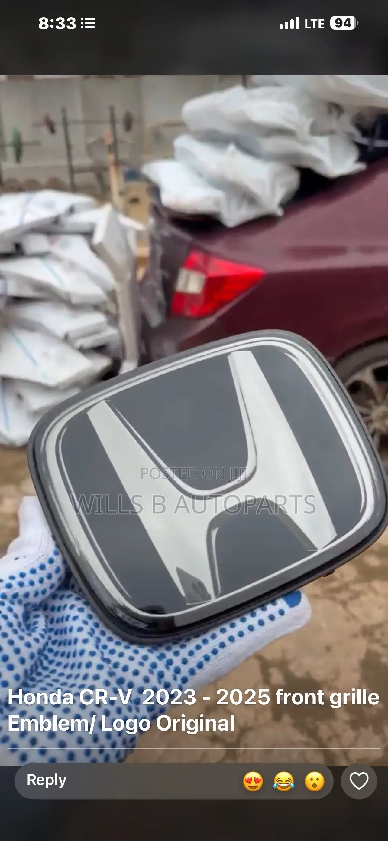 Honda CRV 2023-2025 Emblem/ Logo