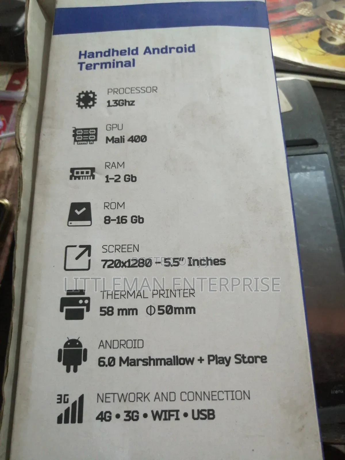 Handheld POS Printer With Receipt