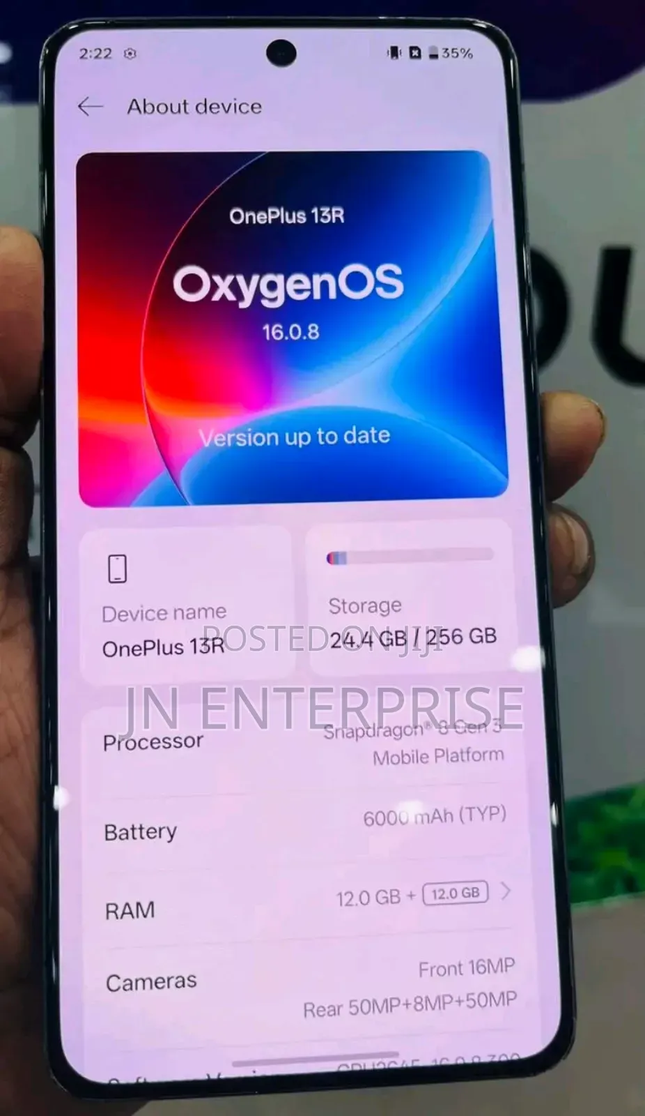 OnePlus 13R 256 GB Black