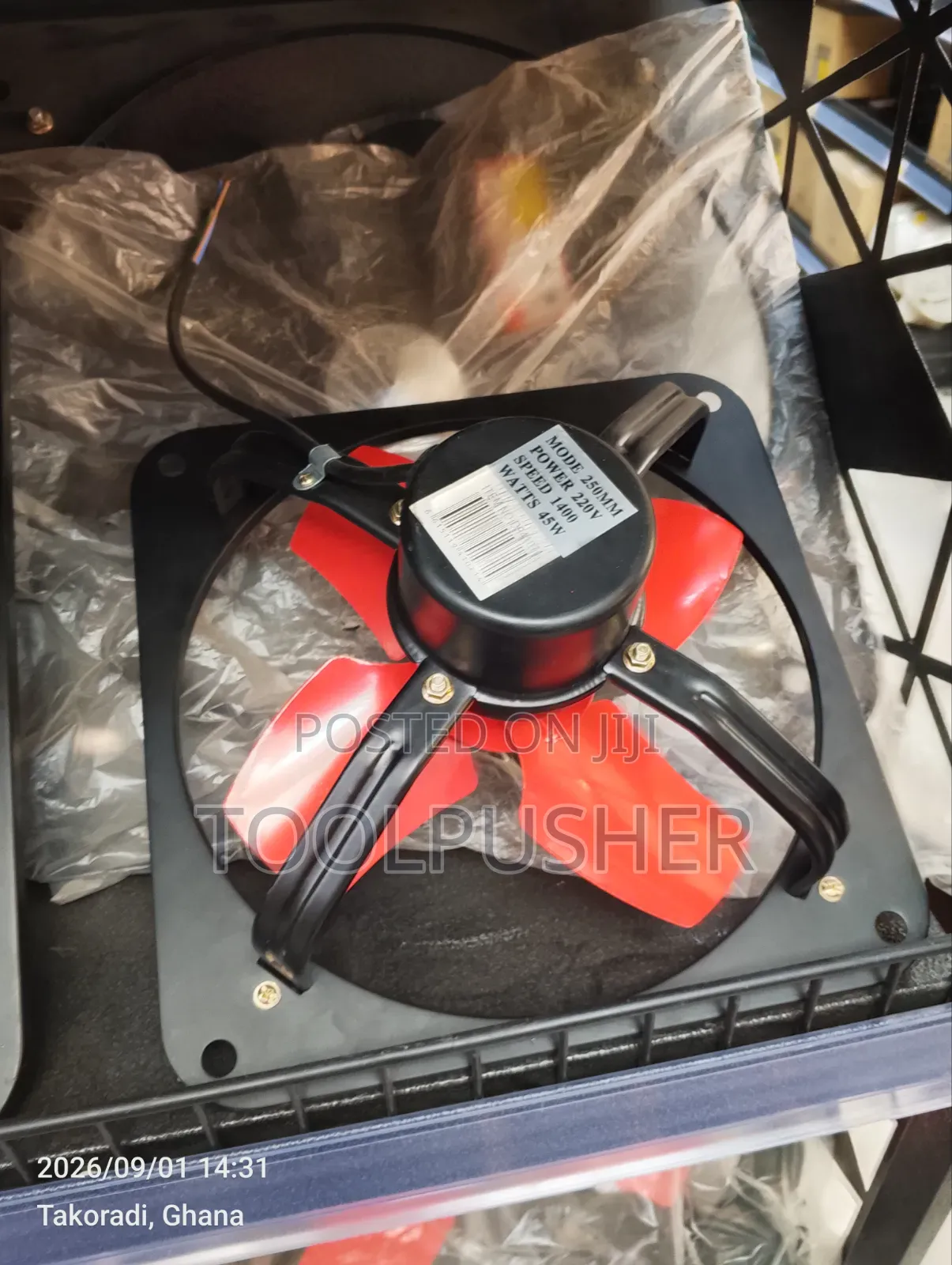 Industrial Exhaust Fans.