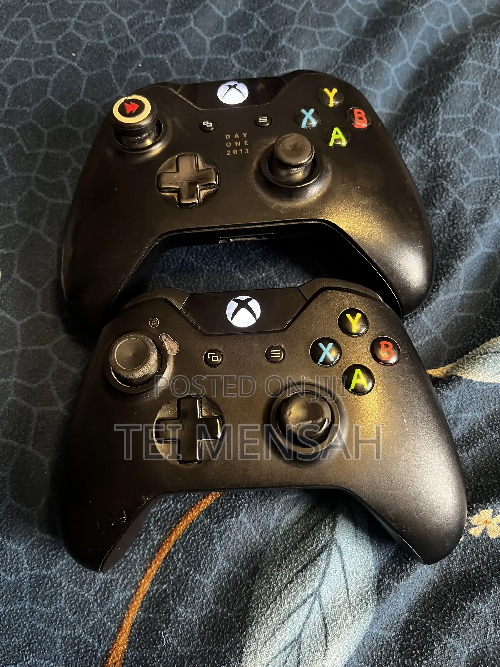 Two Xbox One Controllers