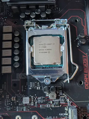 Intel I7-7700k CPU + Z270 M3 Motherboard.