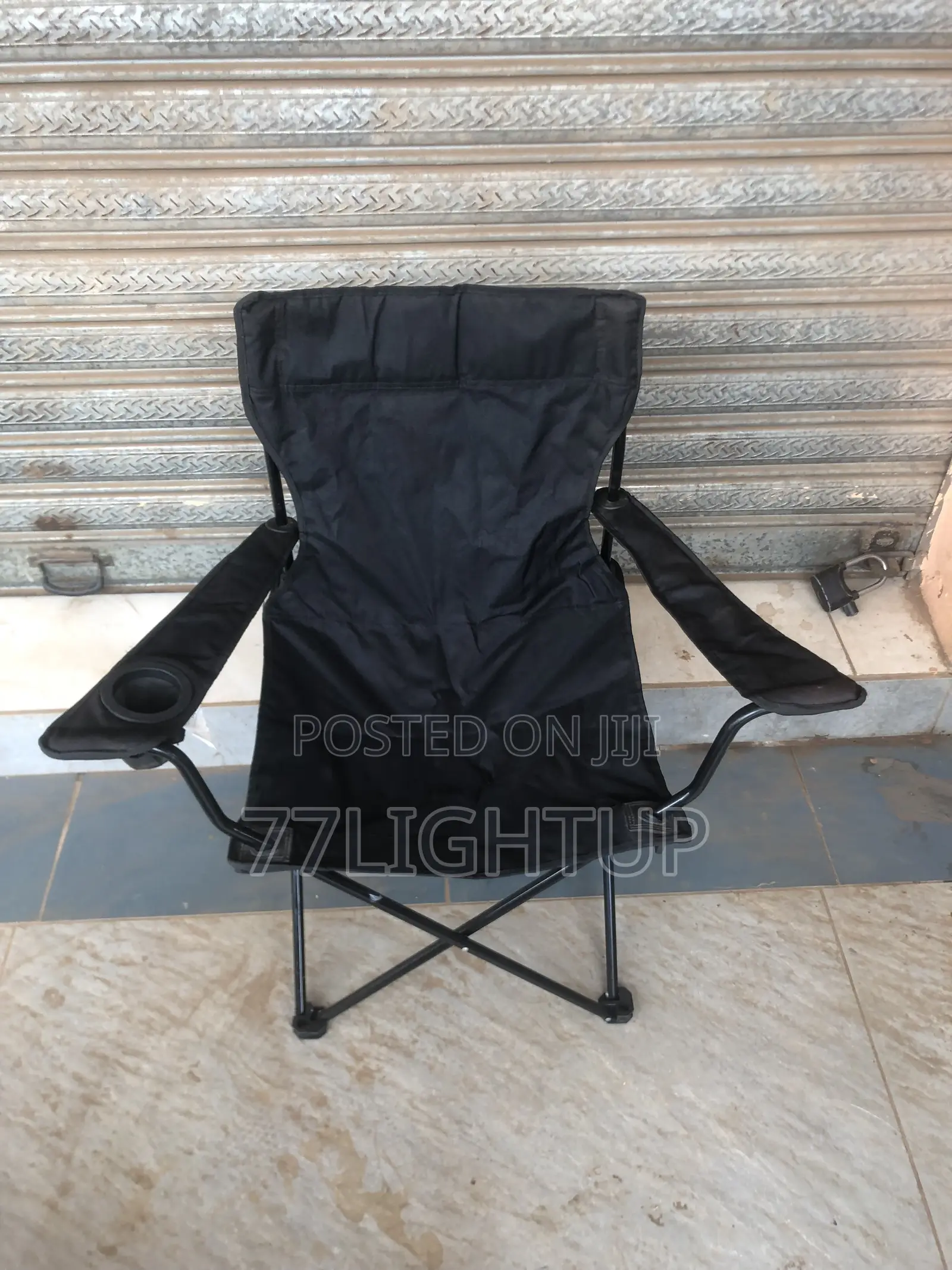 Royal Comfort Black Camp Chair