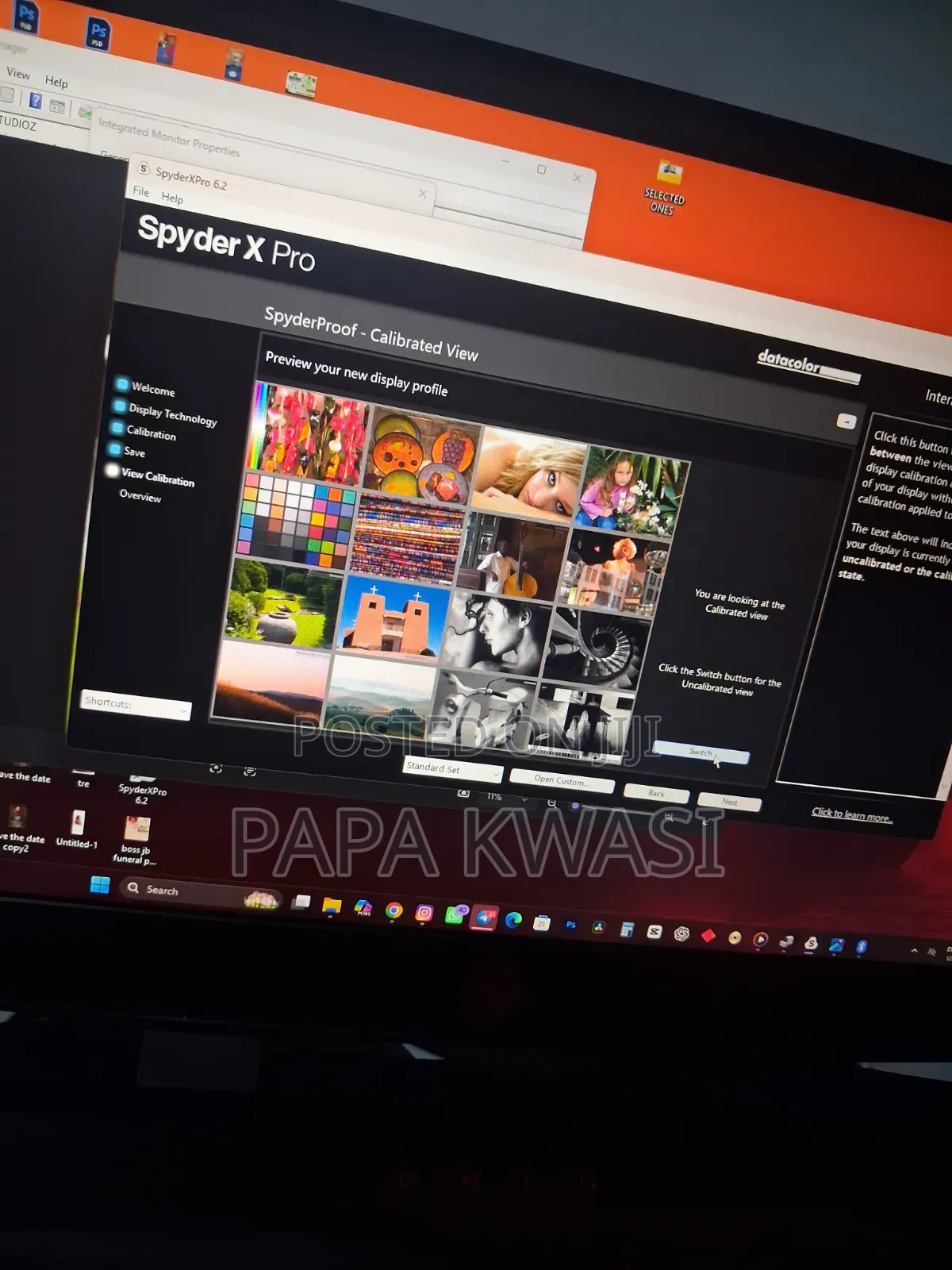 Screen Calibration Service