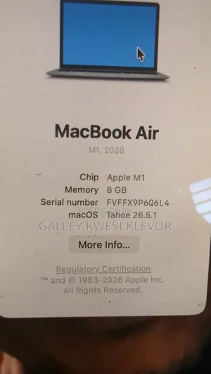 Laptop Apple MacBook Air 8GB Apple M1 SSD 256GB