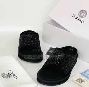 Original Versace Rhinestone Slipper