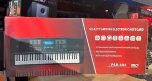 PSR-483 61-Key Teaching Electronic Keyboard With Touch Response