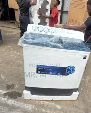 Shop Sleek Midea 18lg Twin Tub Electric Washing Machine(Spin Dry)