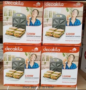 Decakila Durable 4 Slice Sandwich Maker
