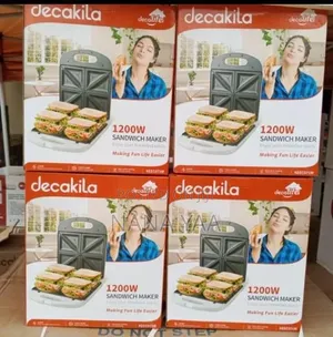 Decakila Durable 4 Slice Sandwich Maker