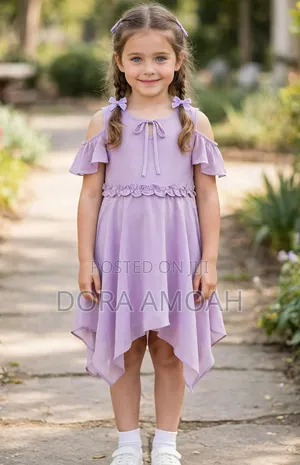 Sweet Lilac Flutter Dress 💜