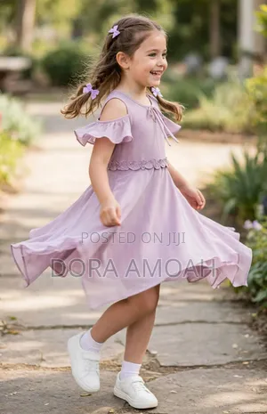Sweet Lilac Flutter Dress 💜