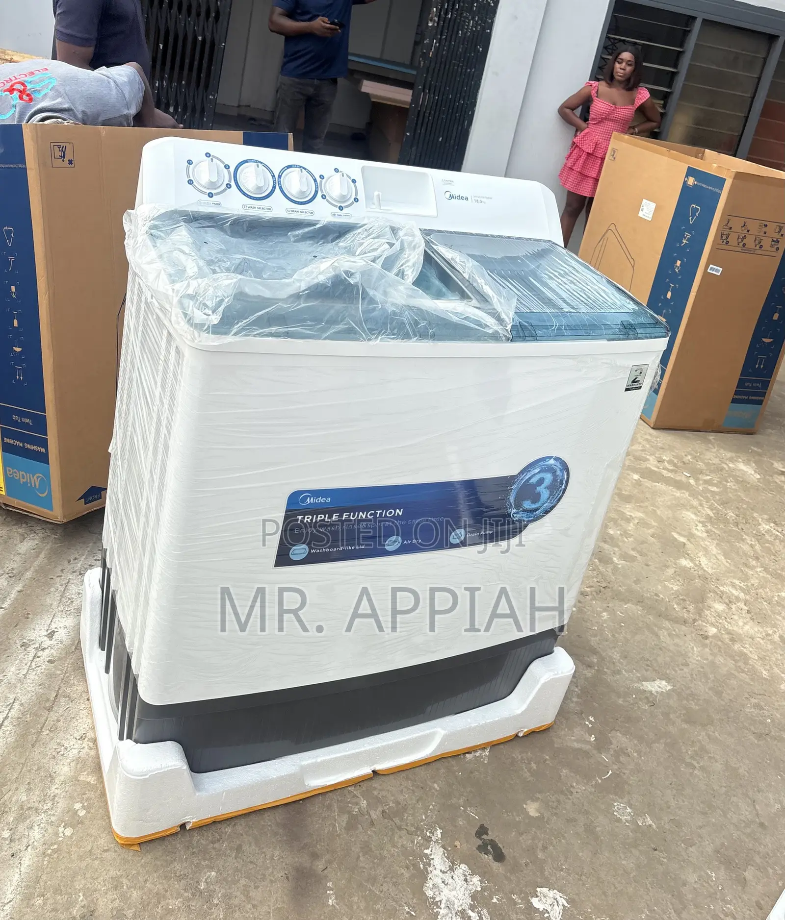 High Efficiency Midea 18kg Washing Machine(Spin Dry)