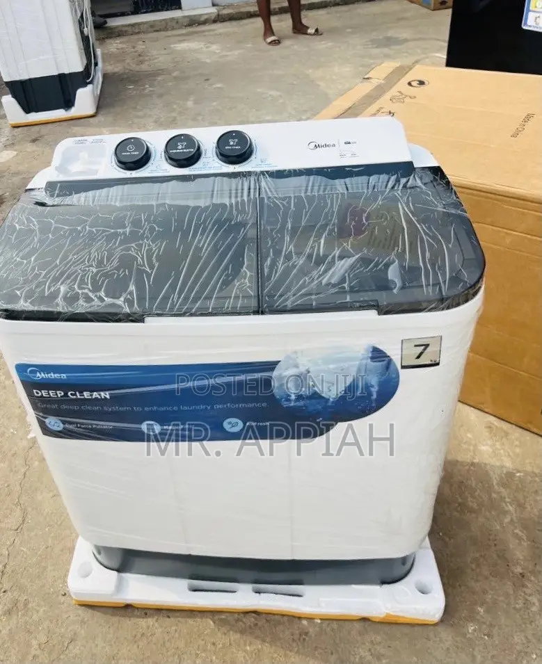 Order Midea 7kg Spin Dry Washing Machine(White) Transparent Lid