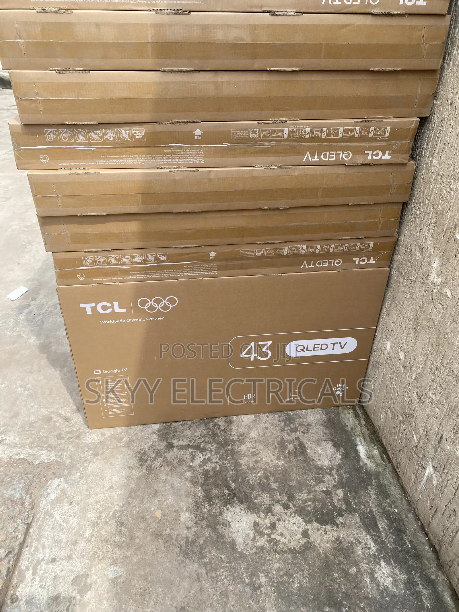 New TCL 43’smart Qled Satellite TV