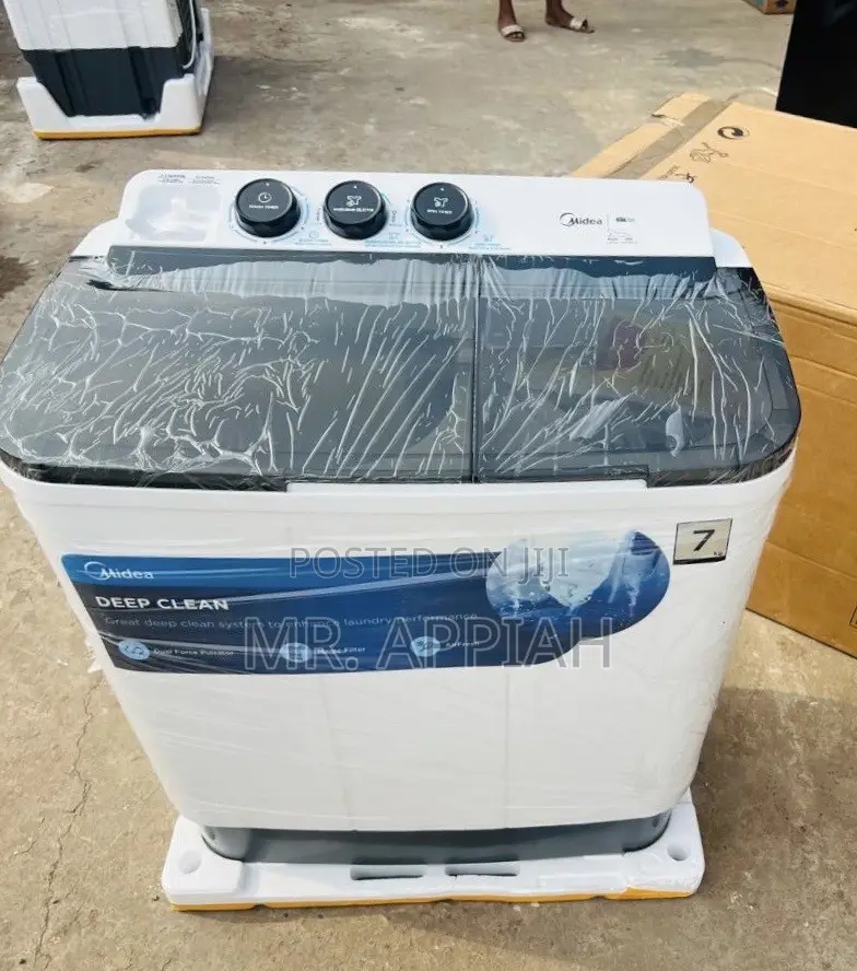 Super Classic Midea 7kg Spin Dry Washing Machine(Transparent Lid)