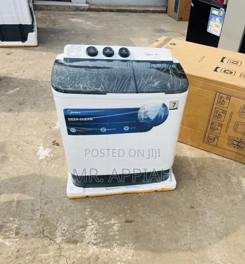 Super Classic Midea 7kg Spin Dry Washing Machine(Transparent Lid)