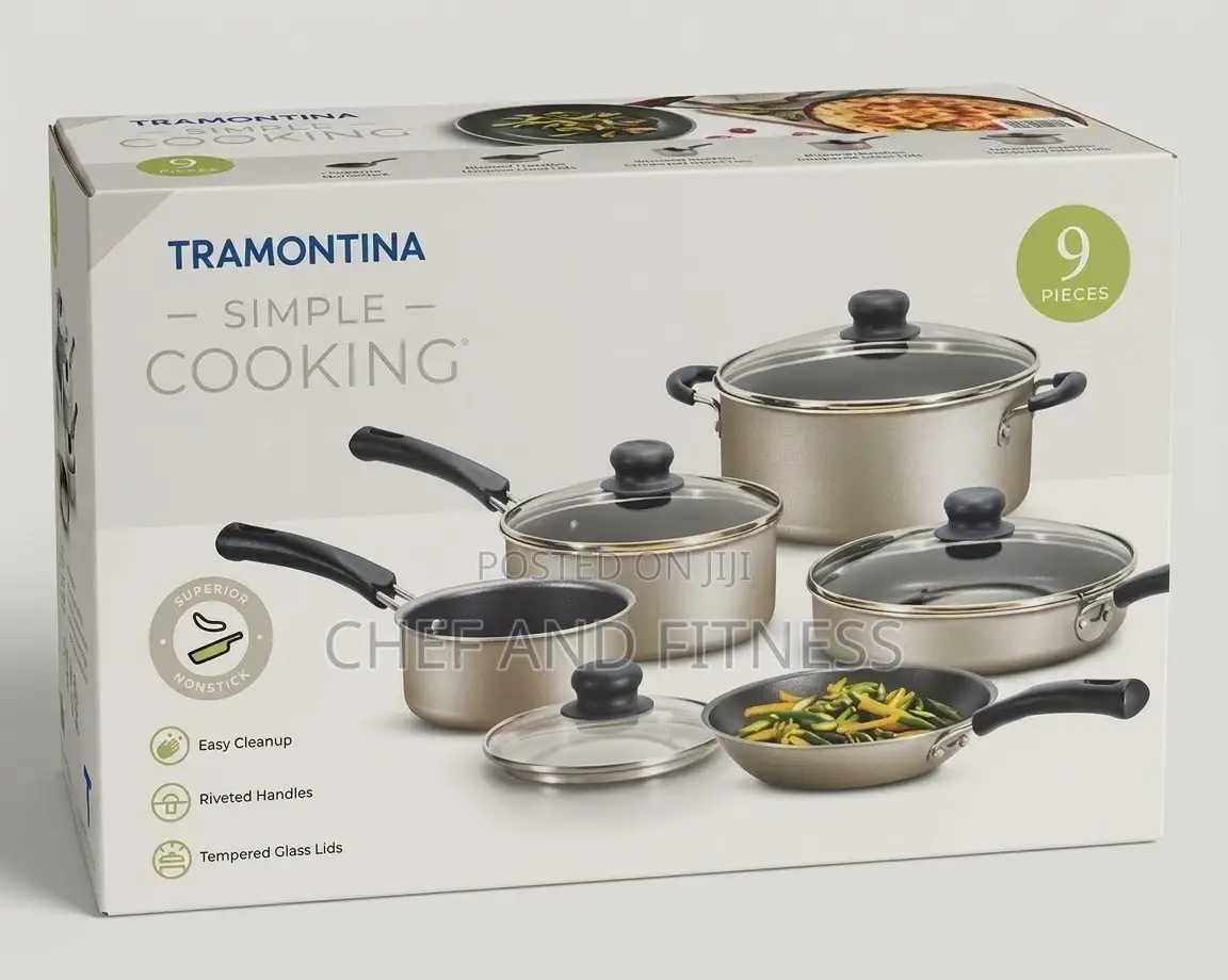 Tramontina 9-Piece Non-Stick Cookware Set