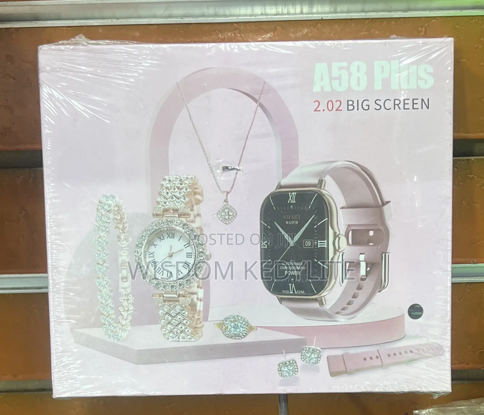 Smart Watch Gift Box With Bracelet and Earrings