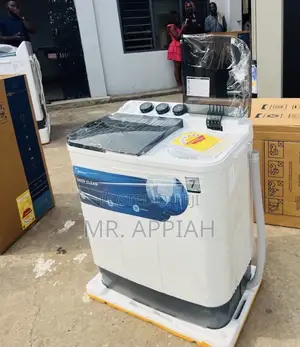 Classic Midea 7kg Spin Dry Electric Washing(White) Transparent Lid