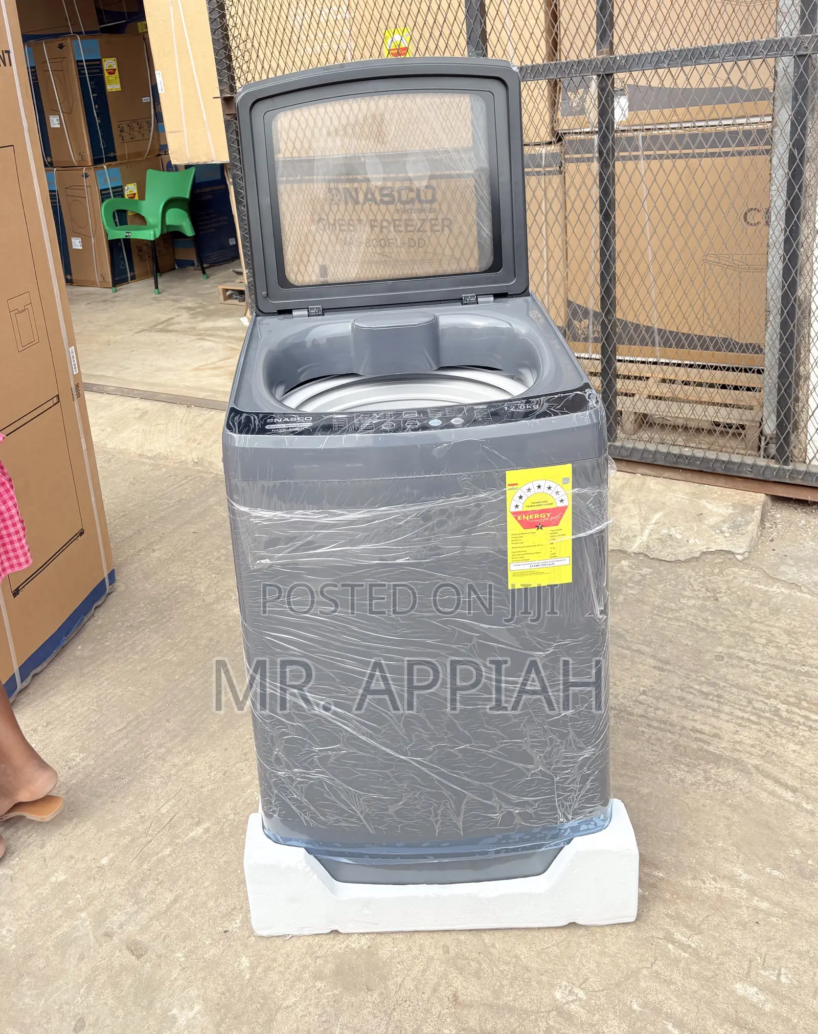 Get Classic Nasco NasTL-B120fl 12kg Top Load Washing Machine(Gray)
