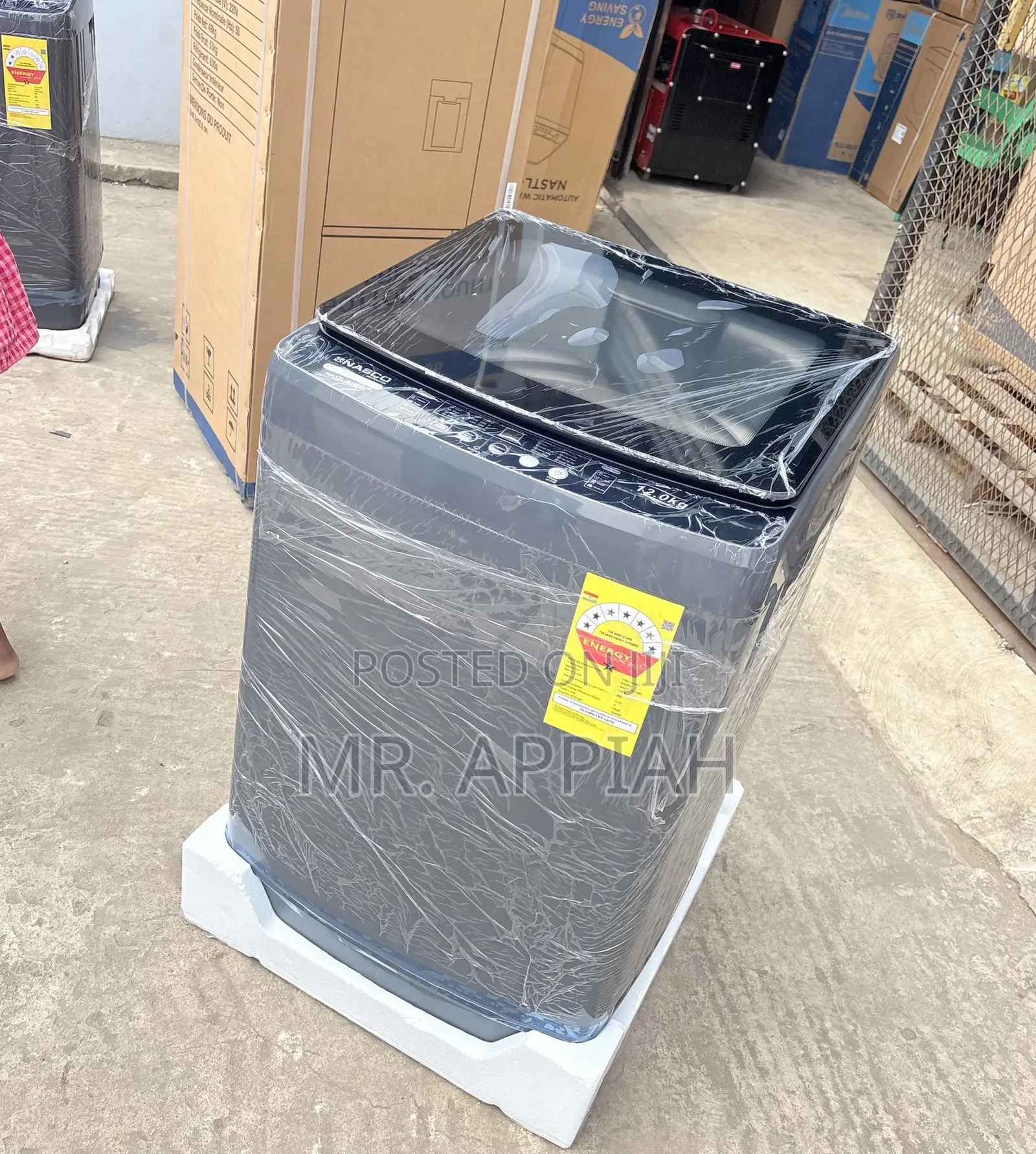 Latest & Classic Nasco 12kg Top Load Washing Machine(Gray).