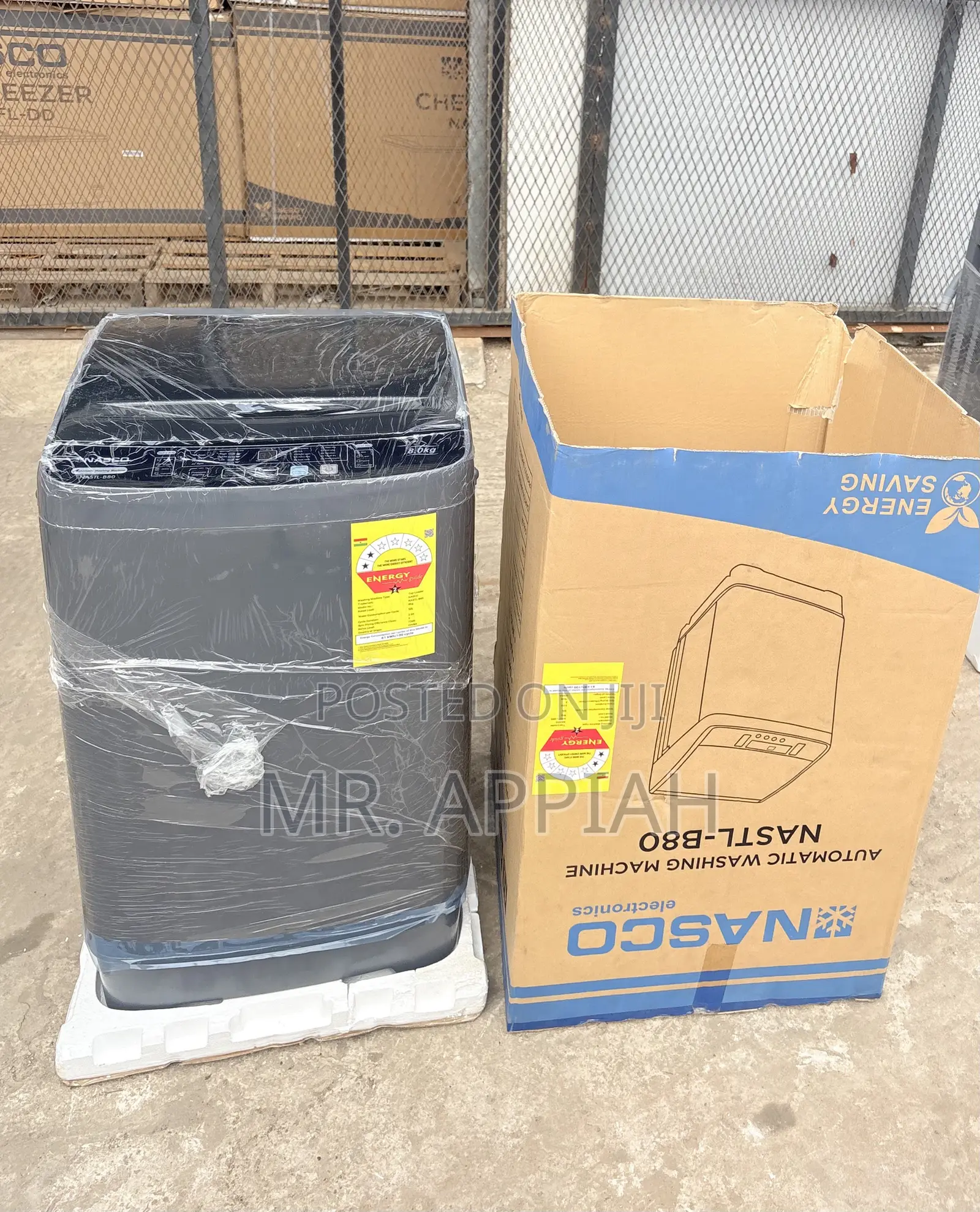 Sealed in Box Nasco Top Load Washing Machine(Nastl-B80)Full Auto