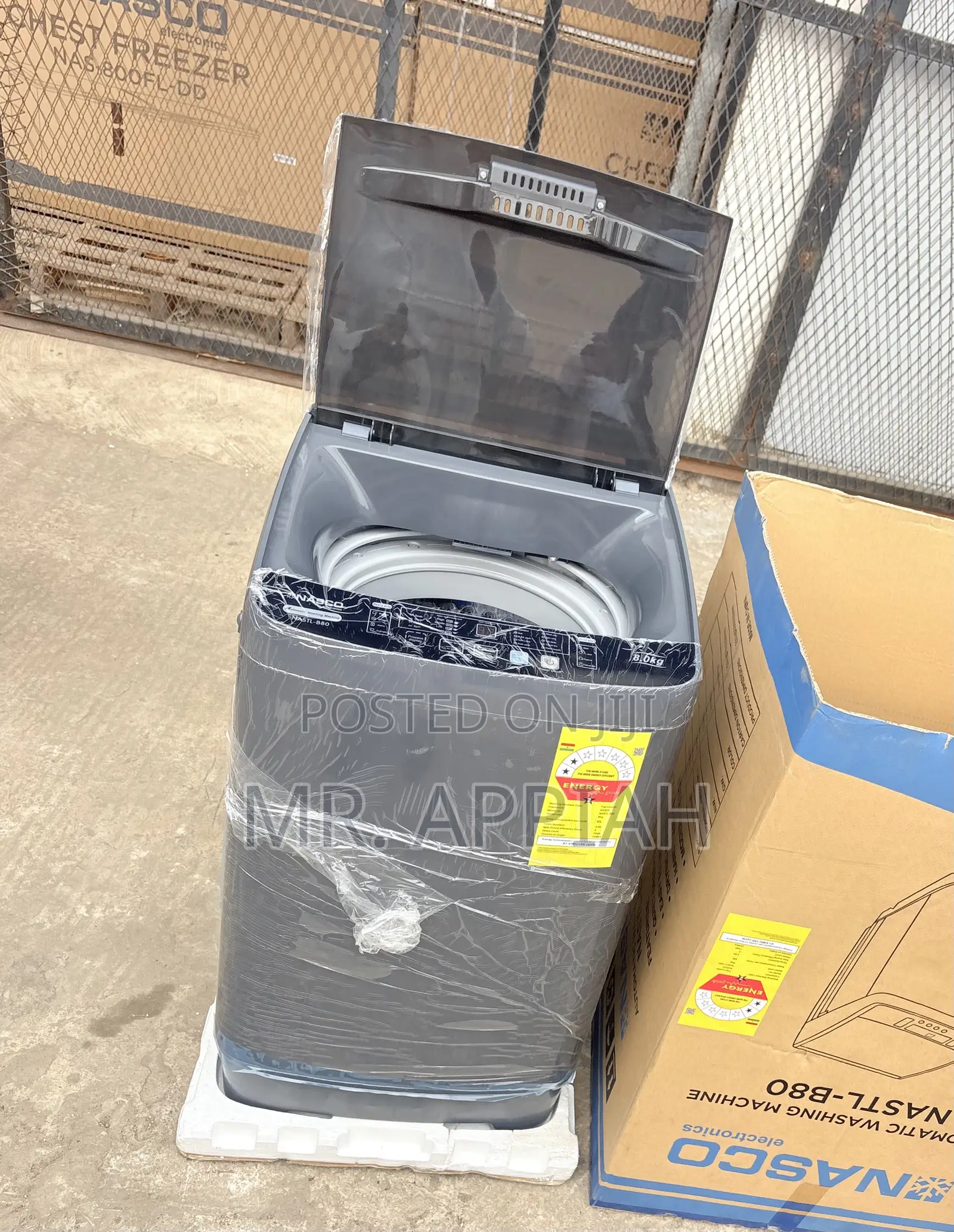 Super Classic Nasco Nastl-B80 Top Load Washing Machine(Dark Gray)8kg