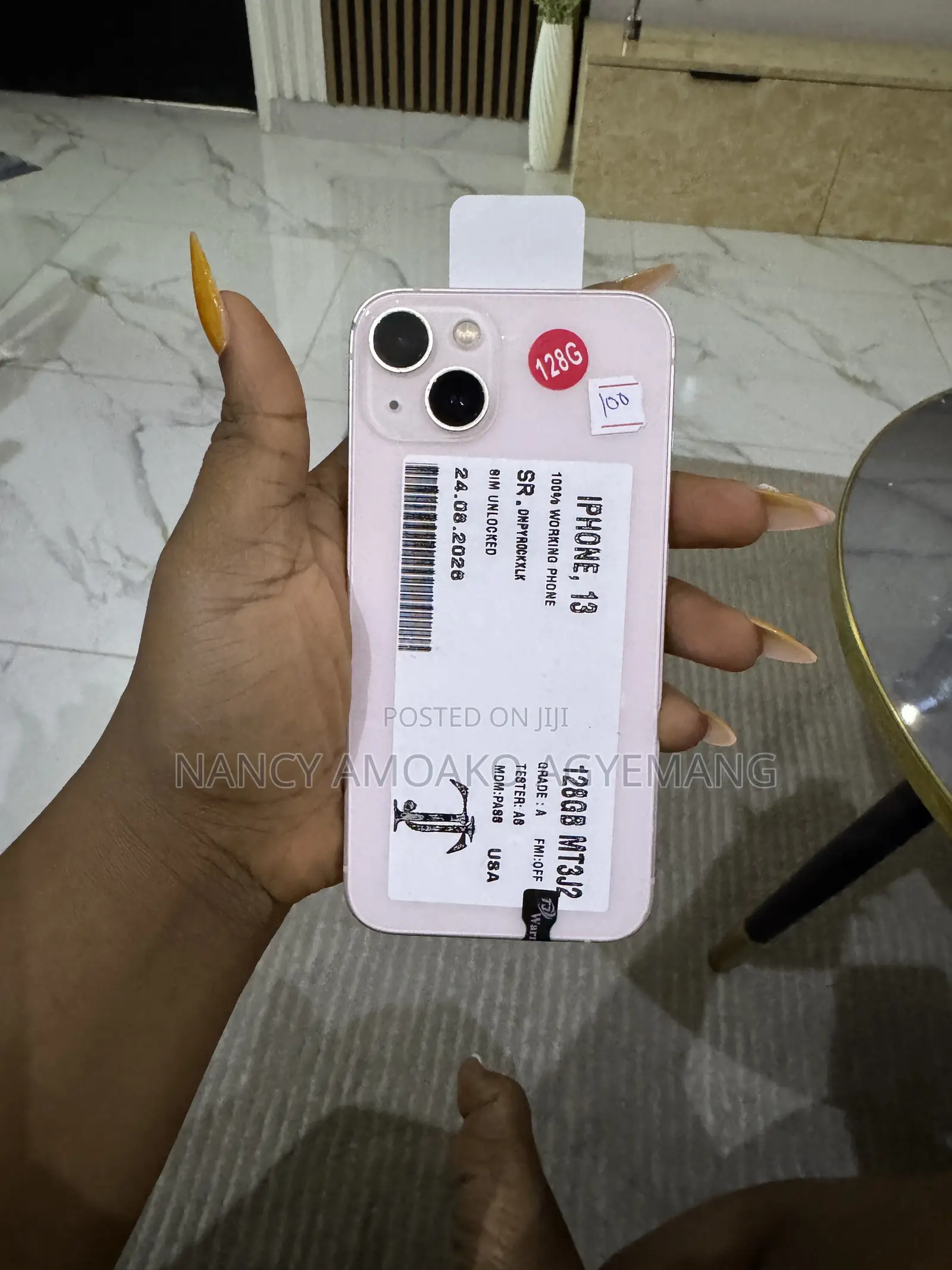 New Apple iPhone 13 128 GB Pink