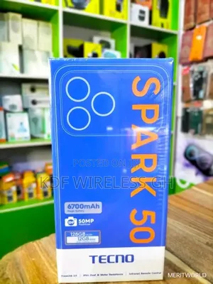New Tecno Spark 50 128 GB Black