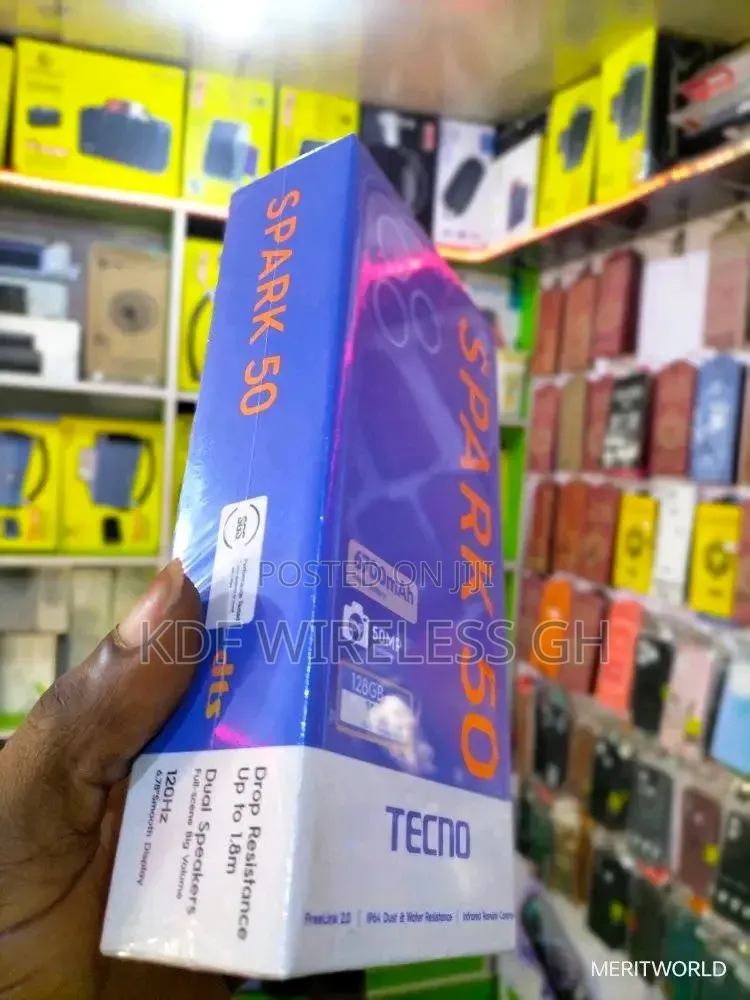 New Tecno Spark 50 128 GB Black