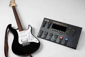 Electric Lead Guitar and Effect Pedal