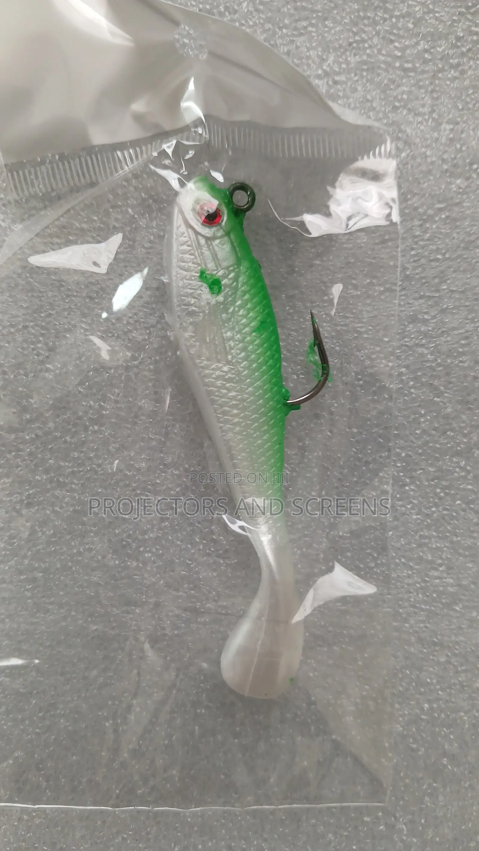 5 Shrimps 1 Fish With Hooks Baits for Fishing