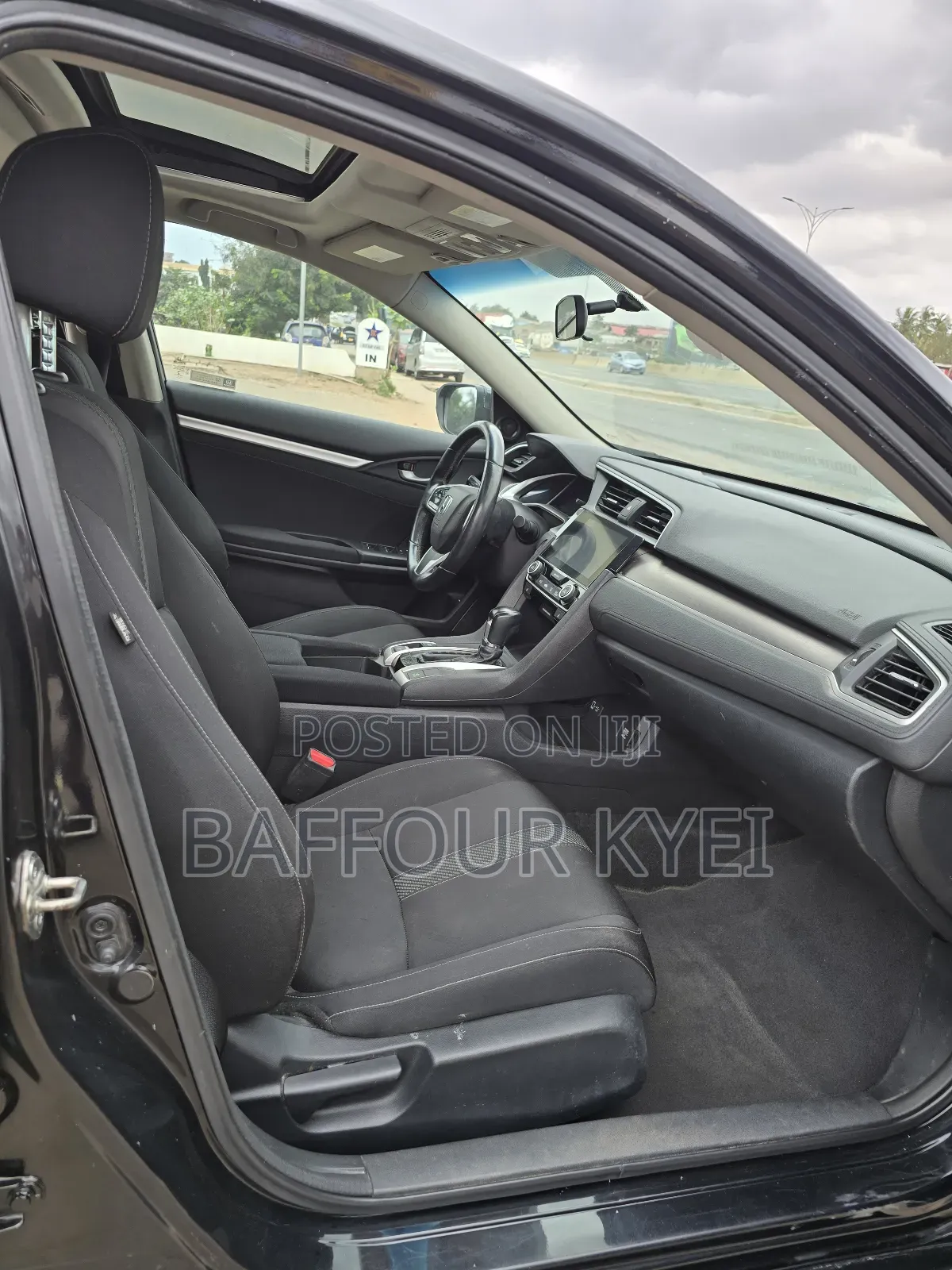 Honda Civic EX Sedan 2018 Black