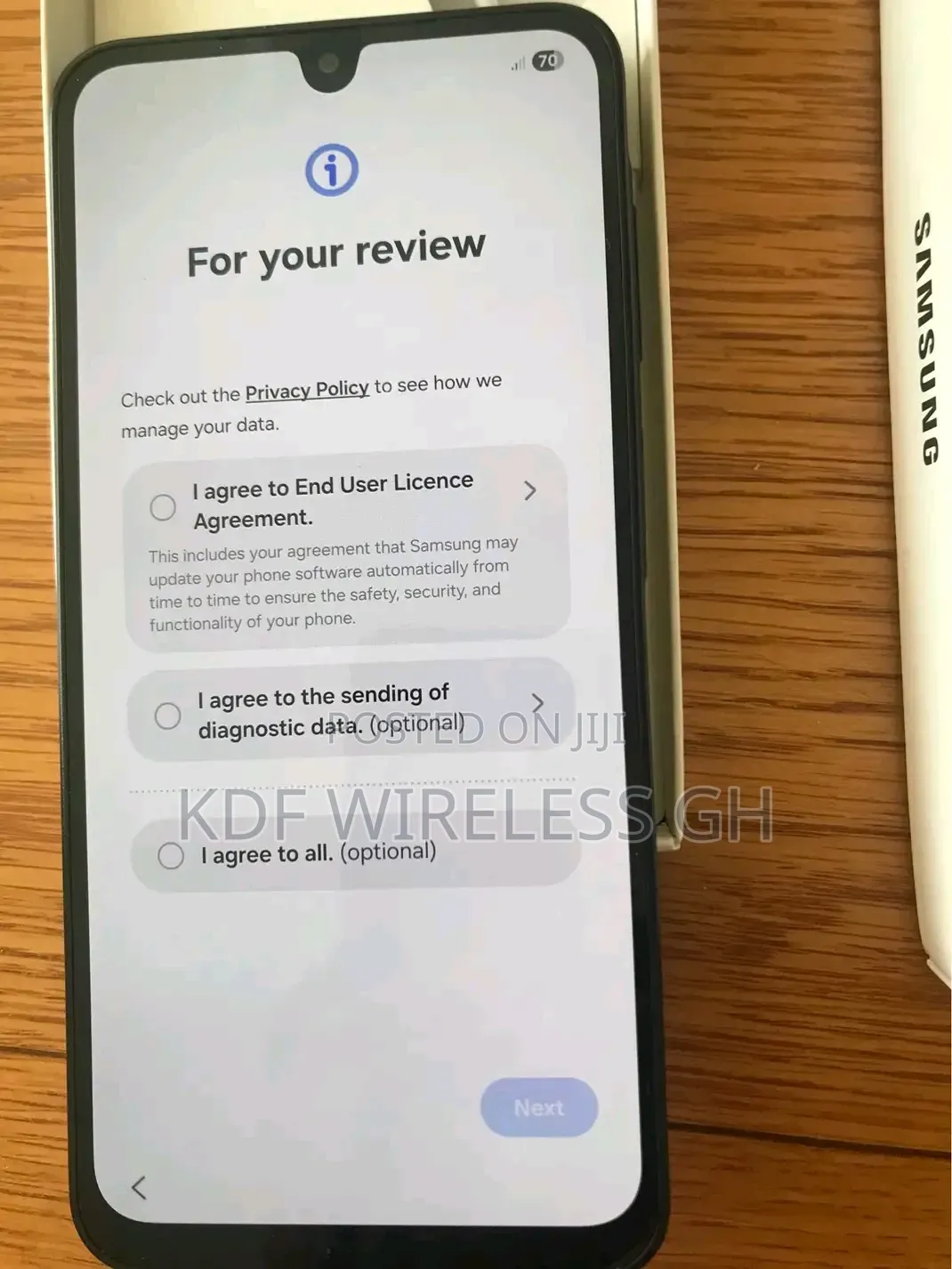 New Samsung Galaxy A17 5G 256 GB Black