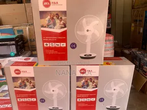 H&A Quality Table Top Rechargeable Fan 16"