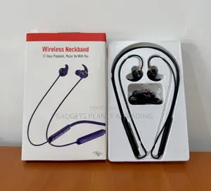Itel Wireless Neckband Bluetooth Player With 12hrs Playback Time