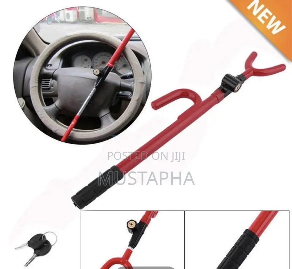 Car Steer Wheel Anti Theft Lock