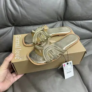 Zara Shiny Slippers