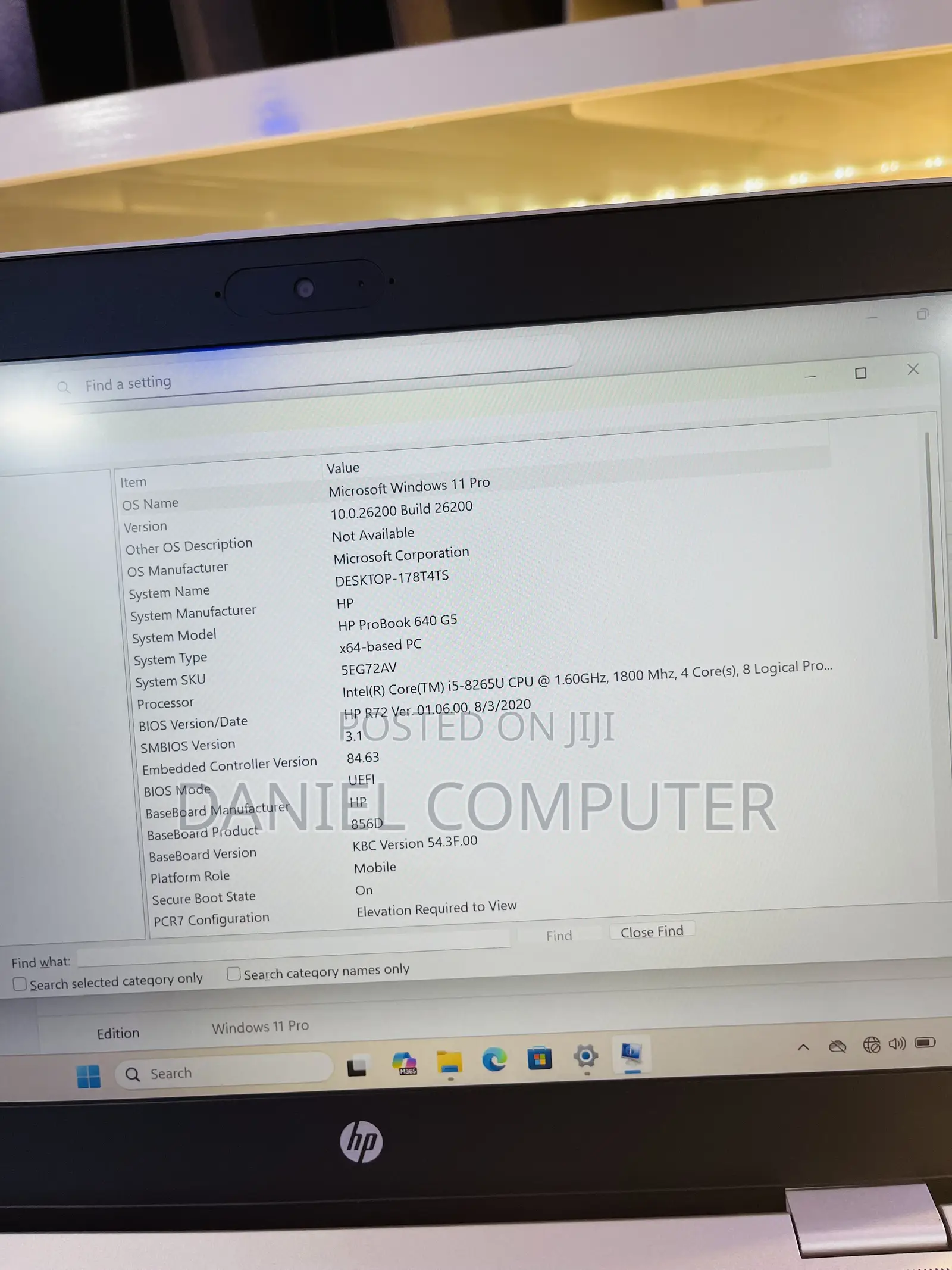 Laptop HP ProBook 640 G5 8GB Intel Core i5 SSD 256GB