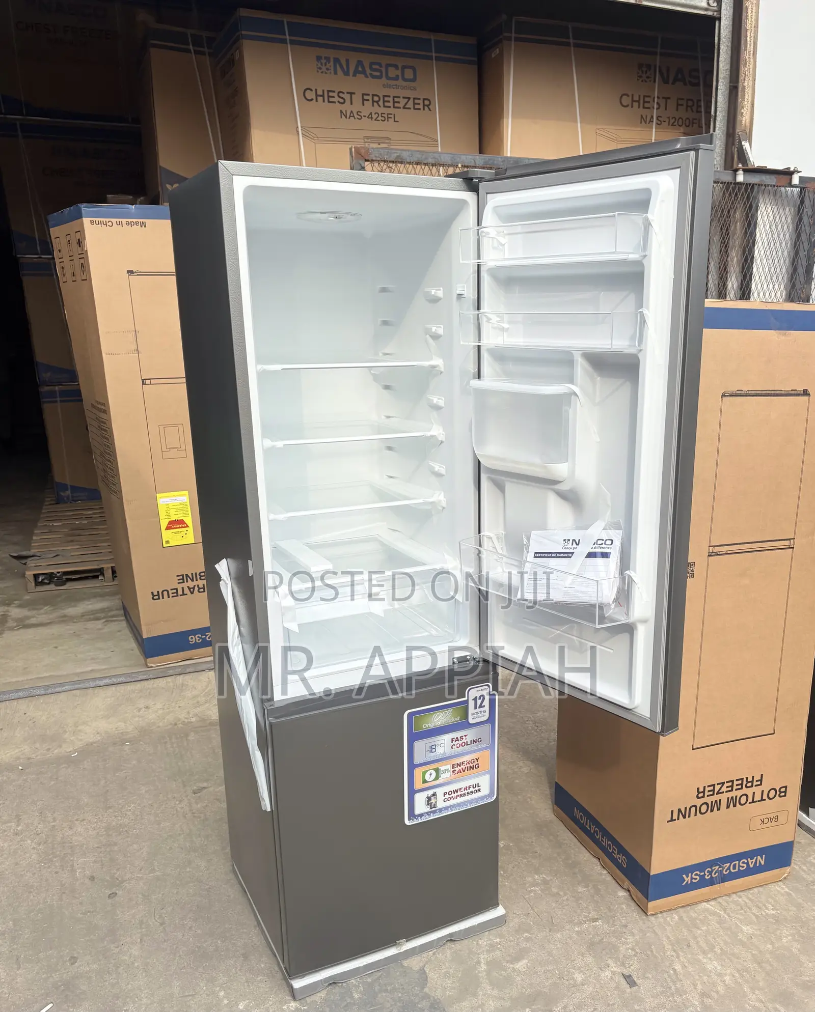 Get Classic Nasco Nasd2-23sk 2 Door Refrigerator(Gray)170L