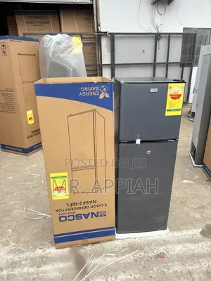 Stainless Steel Nasco Top Mount Freezer Fridge(Nasf2-18fl)158Liters