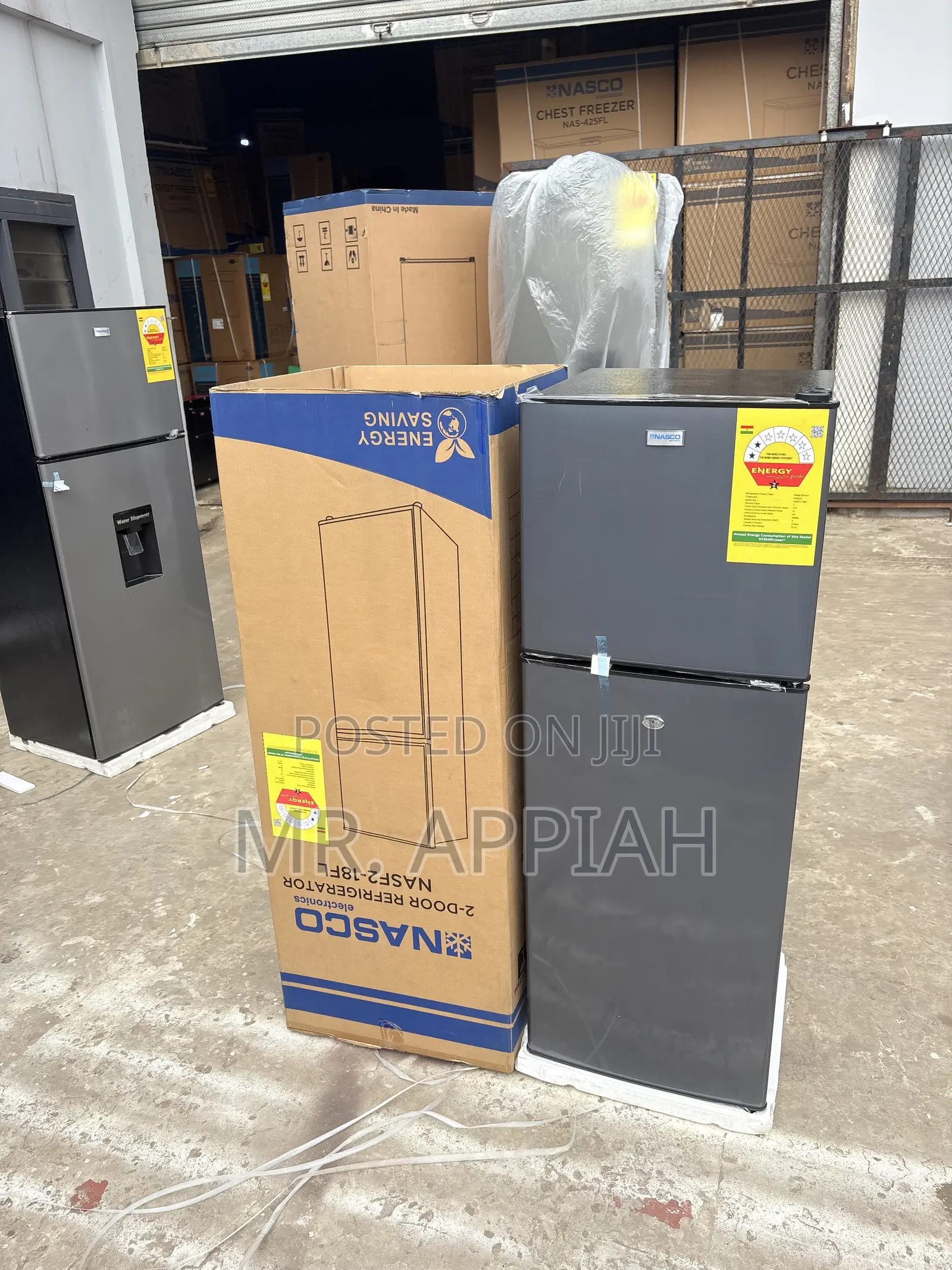 Stainless Steel Nasco Top Mount Freezer Fridge(Nasf2-18fl)158Liters