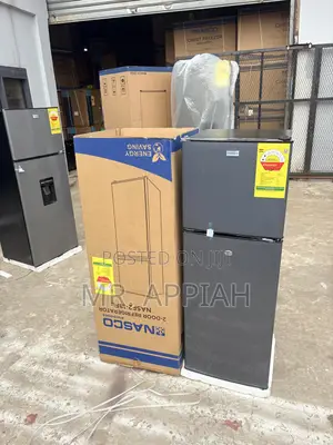 Stainless Steel Nasco Top Mount Freezer Fridge(Nasf2-18fl)158Liters