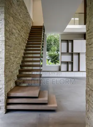 Wood Floating Stairs