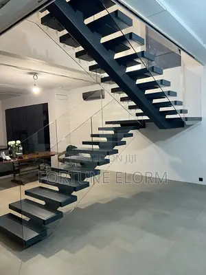Wood Floating Stairs
