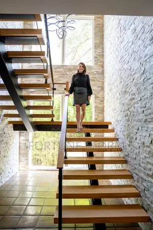 Wood Floating Stairs