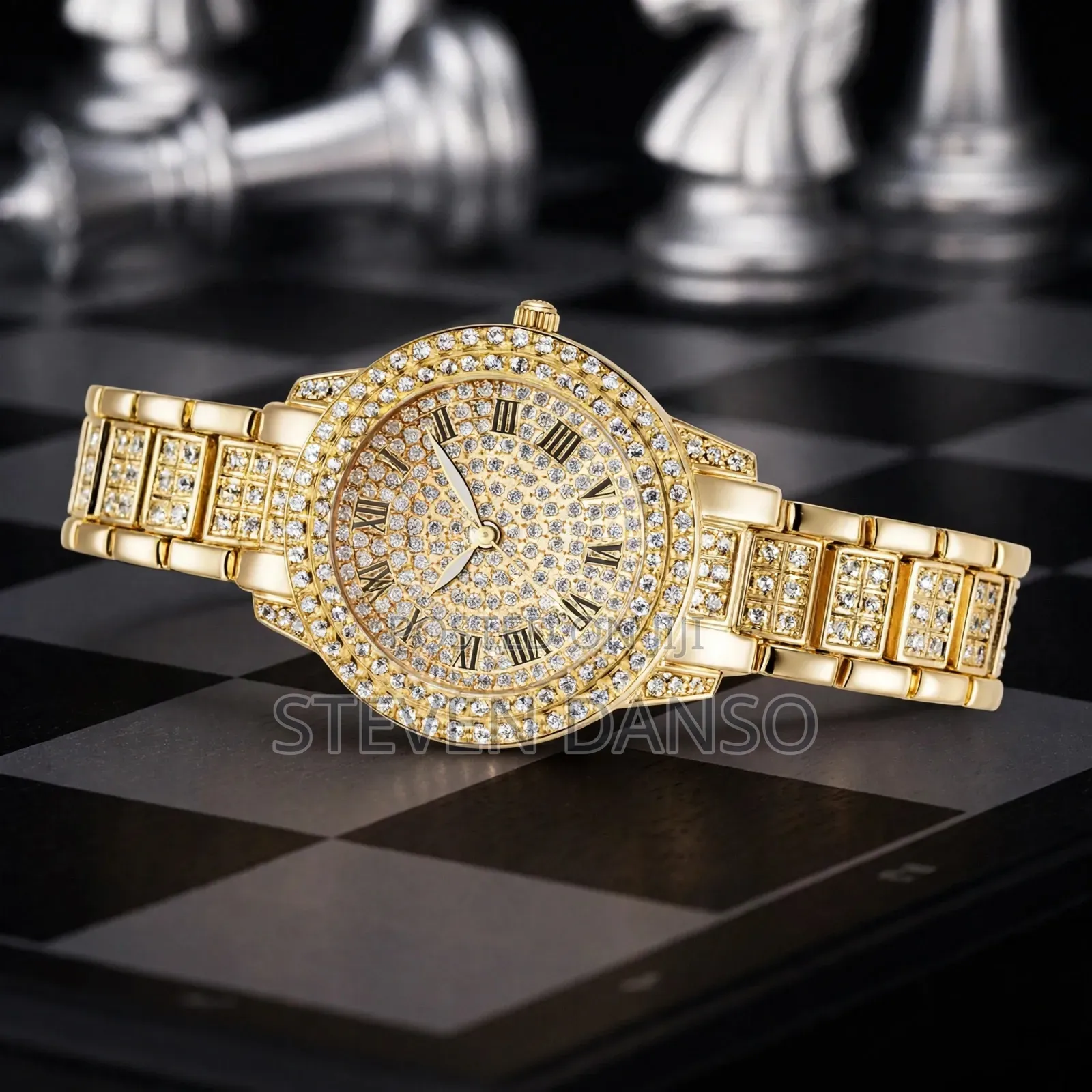 High-End Watch + Bracelet 2- Pieces Set