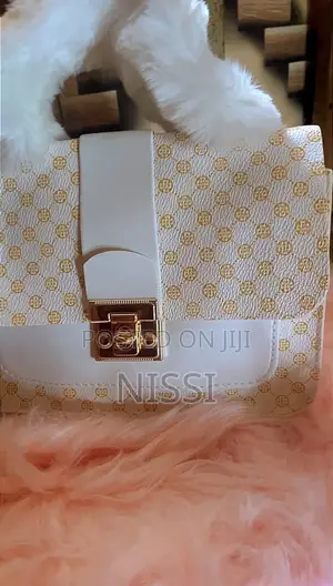 Fluffy Handle Mini Bag