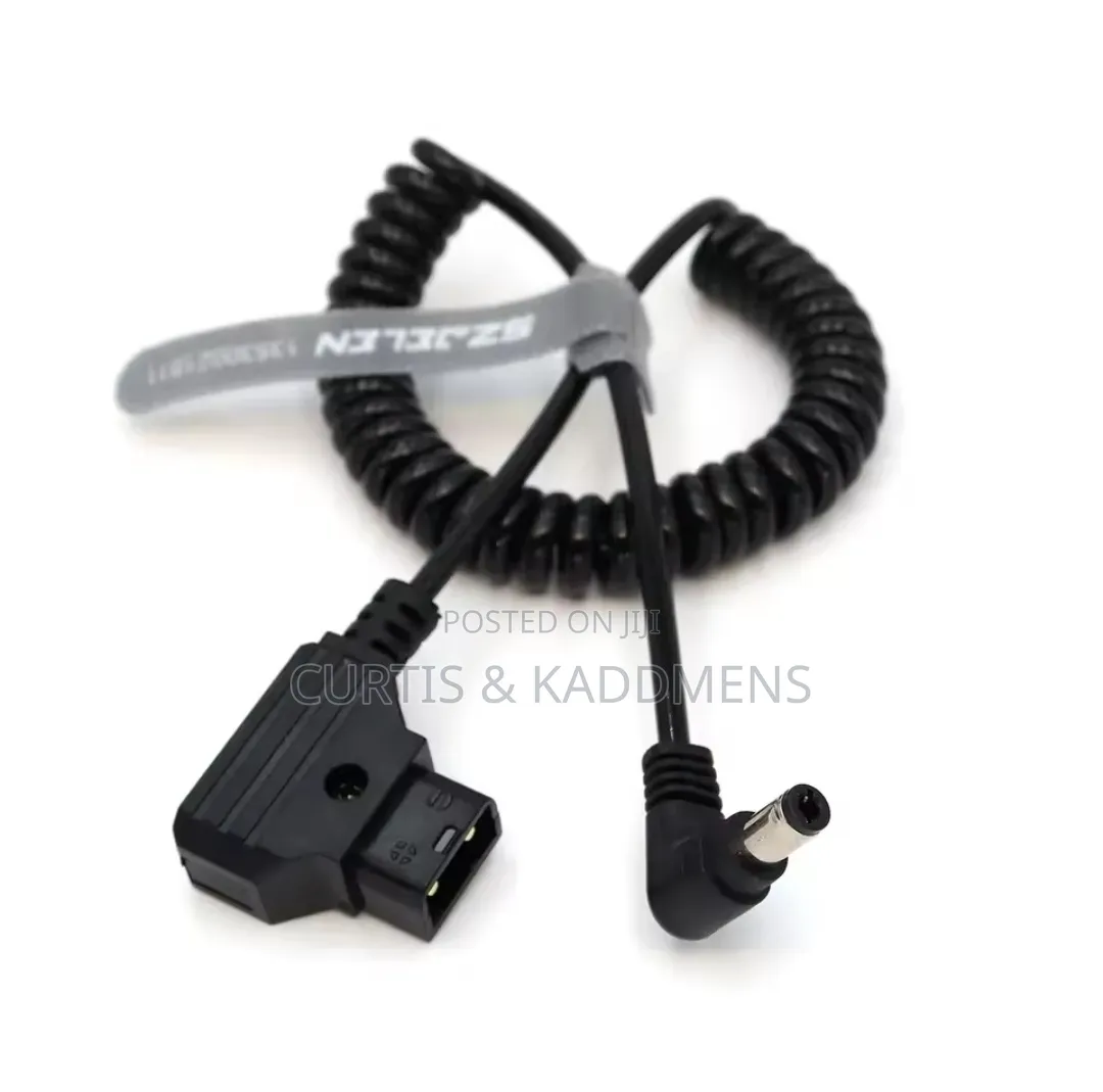 D Tap to DC Cable 5.5*2.5mm Cable for DSLR Rig Power, v Mount Etc